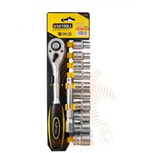 13 pcs Ratchet Handle with Sockets Set amaris hardware