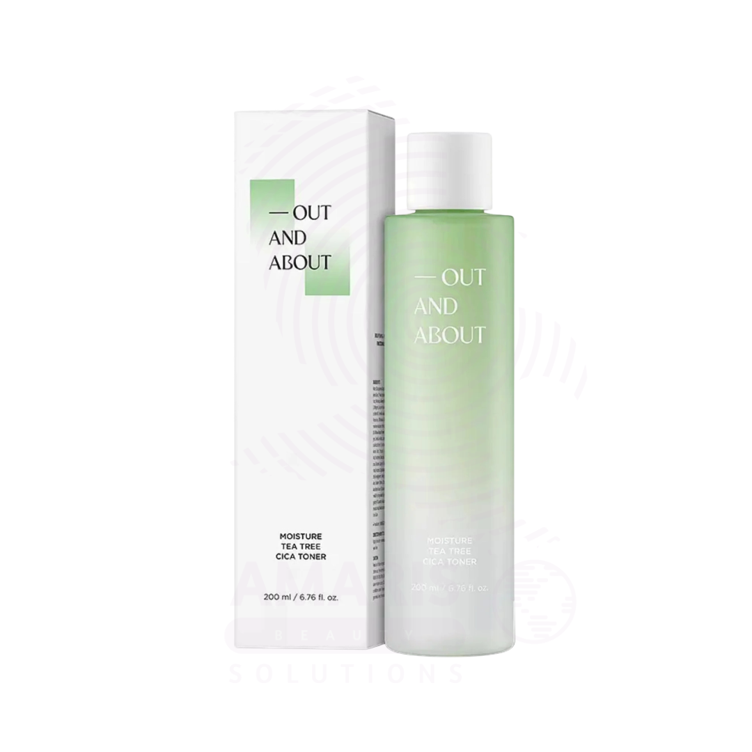Out And About Moisture Tea tree Cica Toner Amaris Beauty Out And About Moisture Tea tree Cica Toner Amaris Beauty