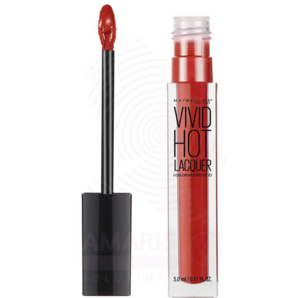 Maybelline Color Sensational Vivid Hot Lacquer Lip Gloss - 70 So Hot Amaris Beauty