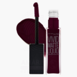 Maybelline Color Sensational Vivid Matte Liquid Lipstick - 47 Deepest Plum