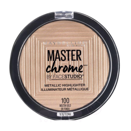 Maybelline Master Chrome Metallic Highlighter - 100 Molten Gold Amaris Beauty