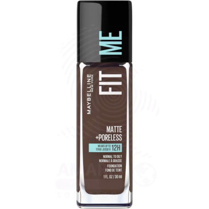 Maybelline New York Fit Me Matte + Poreless Foundation - 380 Rich espresso Amaris Beauty