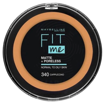 Maybelline New York Fit Me Matte + Poreless Pressed Powder - 340 Cappuccino Amaris Beauty
