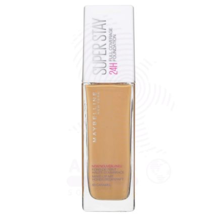 Maybelline New York Superstay 24H Full Coverage Foundation - 60 Caramel Amaris Beauty