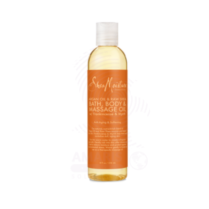 Shea Moist Argan Oil Bath, Body & Massage Oil Amaris Beauty