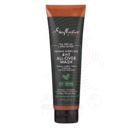 Shea Moist Men Tea Tree Oil 4n1 All Over Wash Amaris Beauty