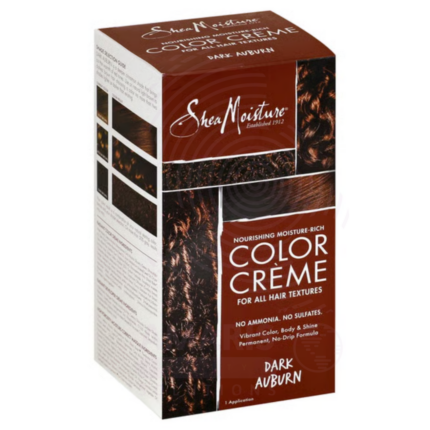 Shea Moisture Nourishing Moisture-Rich Color Creme Dark Auburn Hair Color Amaris Beauty