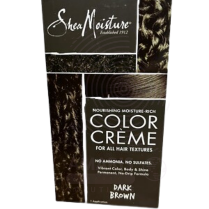 Shea Moisture Nourishing Moisture-Rich Color Creme Dark Brown Hair Color Amaris Beauty