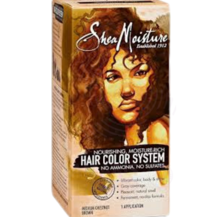 Shea Moisture Nourishing Moisture-Rich Color Creme Dark Chestnut Hair Color Amaris Beauty