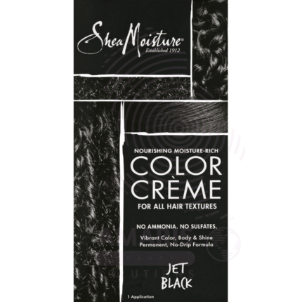 Shea Moisture Nourishing Moisture-Rich Color Creme Jet Black Hair Color Amaris Beauty