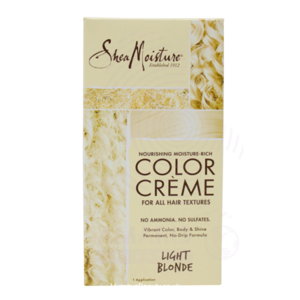 Shea Moisture Nourishing Moisture-Rich Color Creme Light Blonde Amaris Beauty