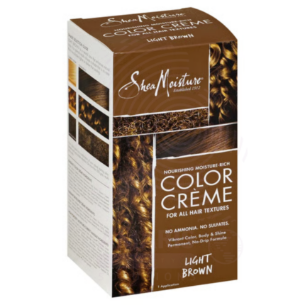 Shea Moisture Nourishing Moisture-Rich Color Creme Light Brown Hair Color Amaris Beauty