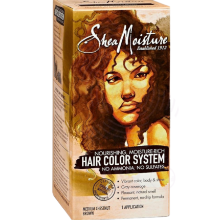 Shea Moisture Nourishing Moisture-Rich Color Creme Medium Brown Hair Color Amaris Beauty
