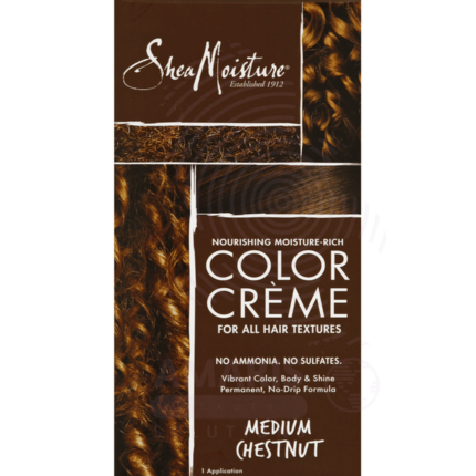 Shea Moisture Nourishing Moisture-Rich Color Creme Medium Chestnut Hair Color Amaris Beauty