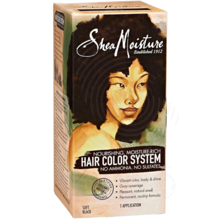 Shea Moisture Nourishing Moisture-Rich Color Creme Soft Black Hair Color Amaris Beauty