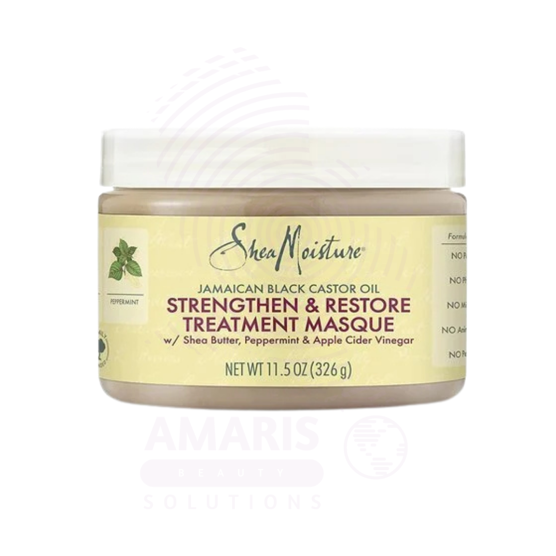 Shea Moisture Strengthen Grow & Restore Treatment Masque Amaris Beauty Shea Moisture Strengthen Grow & Restore Treatment Masque Amaris Beauty