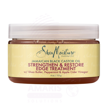 Shea Moisture Strengthen & Restore Edge Treatment Jamaican Black Castor Oil Amaris Beauty