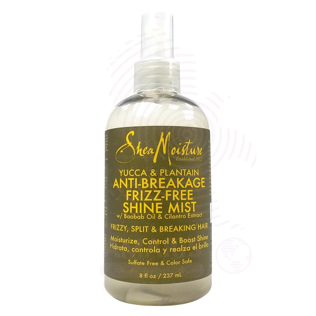 Shea Moisture Yucca & Plantain Anti-Breakage Frizz-Free Shine Mist Amaris Beauty Shea Moisture Yucca & Plantain Anti-Breakage Frizz-Free Shine Mist Amaris Beauty