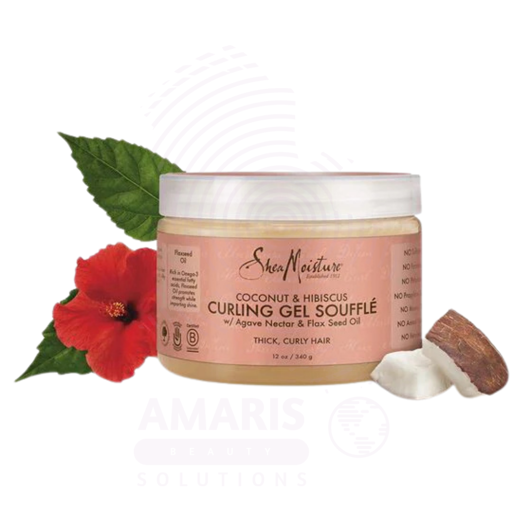 SheaMoisture Coconut & Hibiscus Curling Gel Soufflé Amaris Beauty SheaMoisture Coconut & Hibiscus Curling Gel Soufflé Amaris Beauty