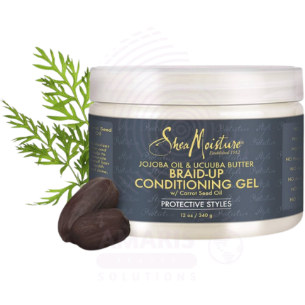SheaMoisture Jojoba Oil & Ucuuba Butter Braid-Up Conditioning Gel Amaris Beauty