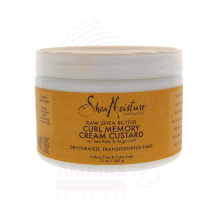 SheaMoisture Raw Shea Butter Curl Memory Cream Custard Amaris Beauty