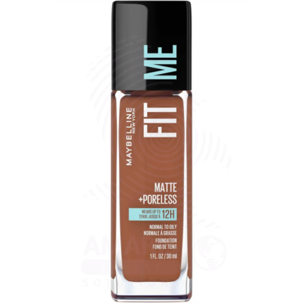 maybelline New York Fit Me Matte + Poreless Foundation – 365 Espresso Amaris Beauty