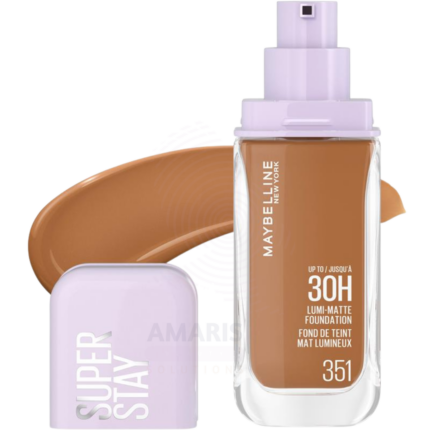 MAYBELLINE SUPERSTAY LUMI MATTE FOUNDATION 351 Amaris Beauty